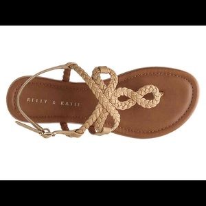 NWT Braided Strap Sandals